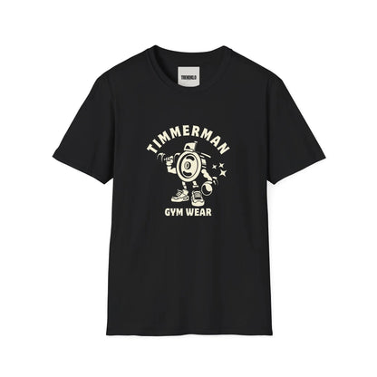 Men Gym Wear T-Shirt - Timmerman Fitness Shirt, Softstyle Tee for Workouts. - Trendklo