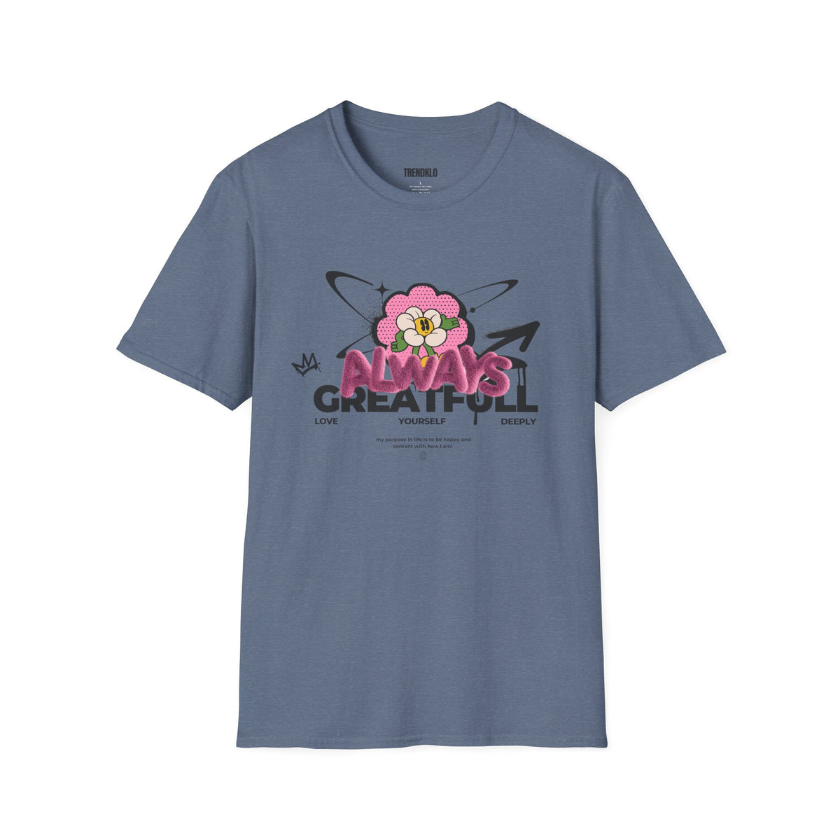 Women Graphic Tee, Positive Vibes Shirt,  Inspirational Unisex Apparel - Trendklo