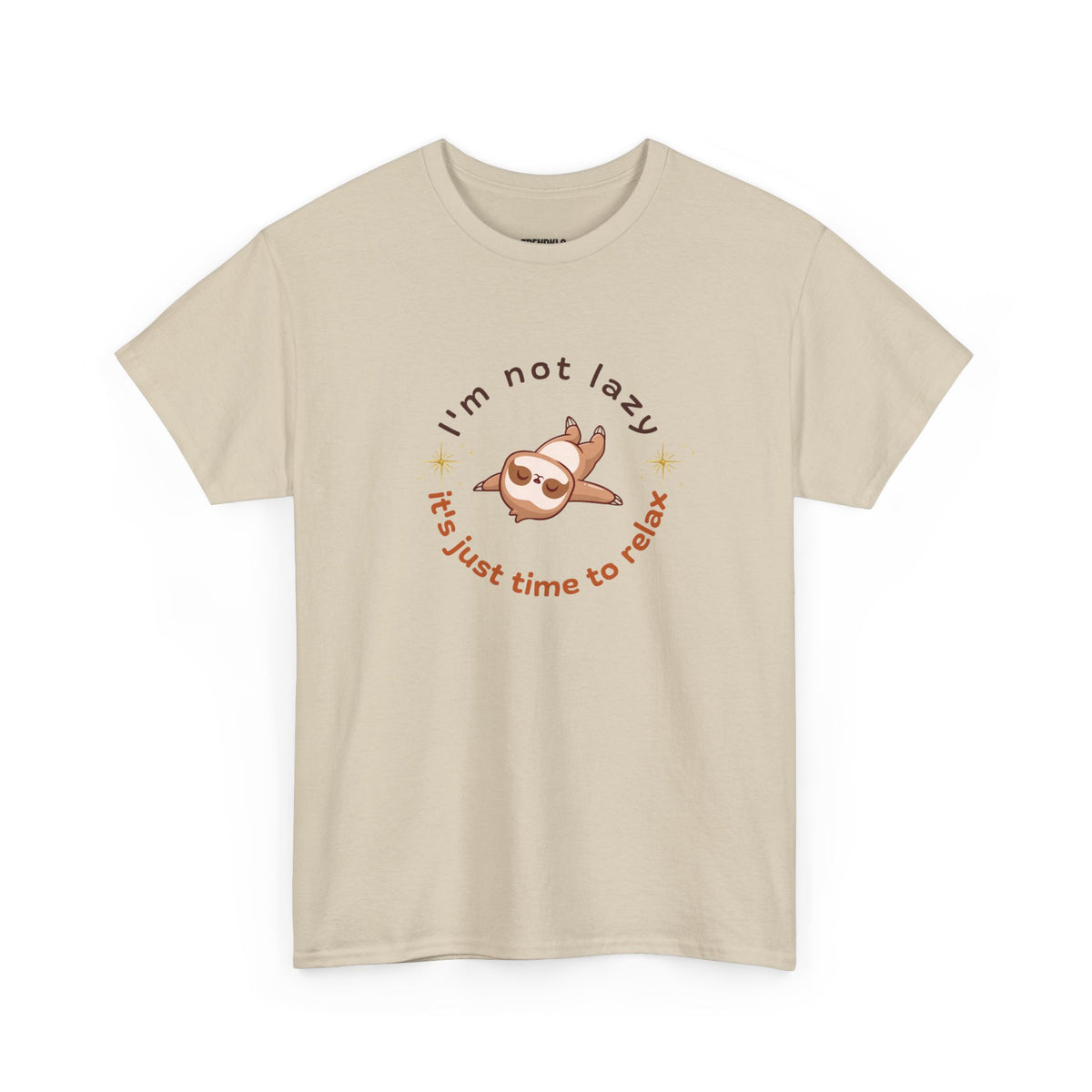 Chill Sloth Tee - Relaxation Inspired Unisex Men Women Heavy Cotton Shirt, Gift for Lazy Days, Fun T-Shirt - Trendklo