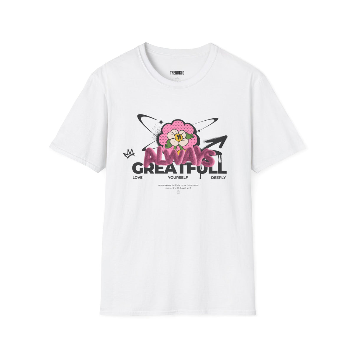 Women Graphic Tee, Positive Vibes Shirt,  Inspirational Unisex Apparel - Trendklo