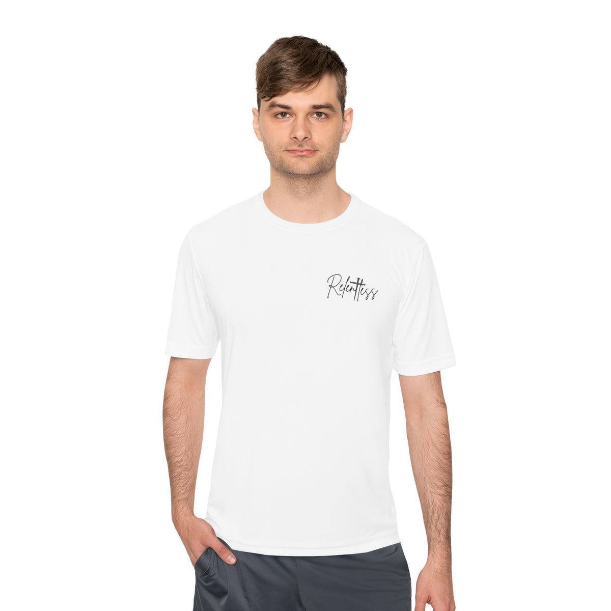 Relentless Unisex Moisture Wicking Tee - Activewear for Fitness Enthusiasts