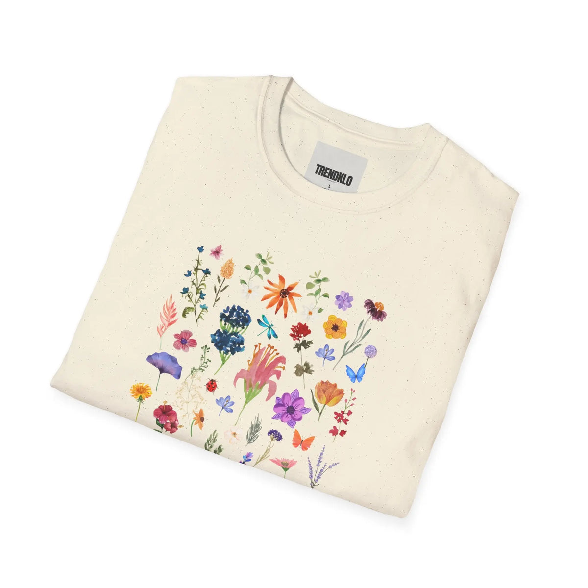 Floral Garden Unisex Men, Women Softstyle T-Shirt. - Trendklo