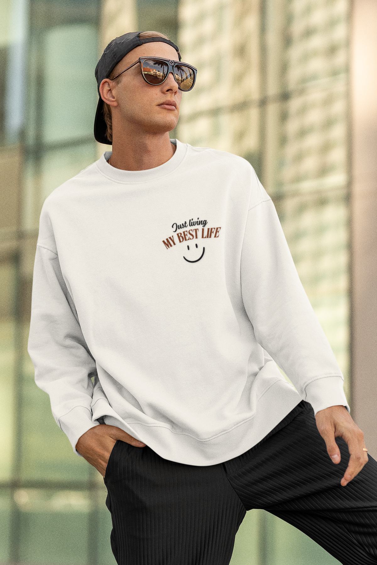 'Just Living My Best Life' Sweatshirt